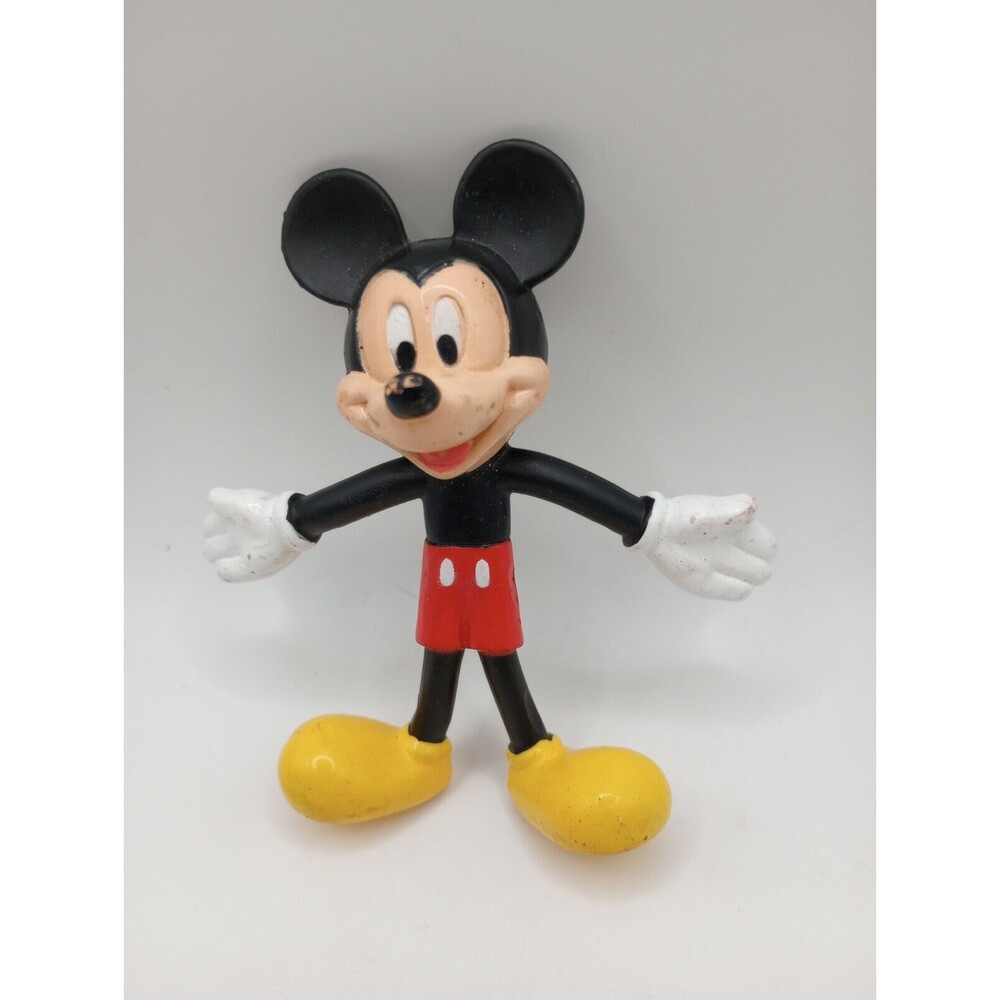 Vintage Disney Mickey Mouse Rare Kellogg Vintage 4” PVC Walt Disney Resort